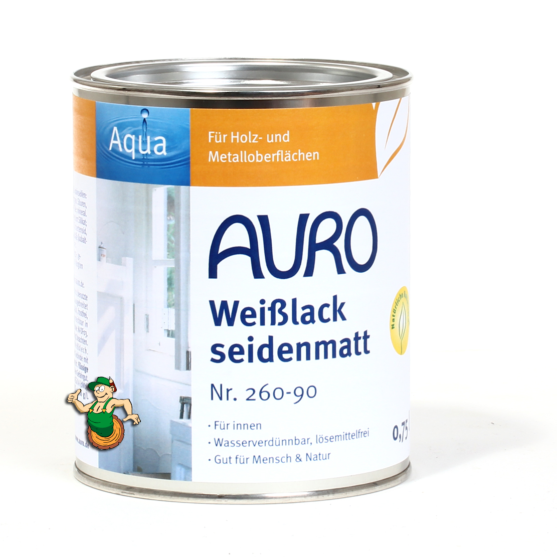 Buntlack, seidenmatt Nr. 260 Schwarz