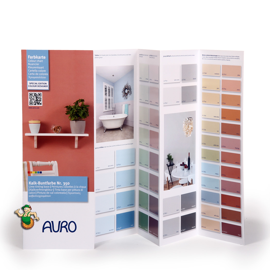 Kalk-Buntfarbe Nr. 350-35 Terracotta  0,25 l