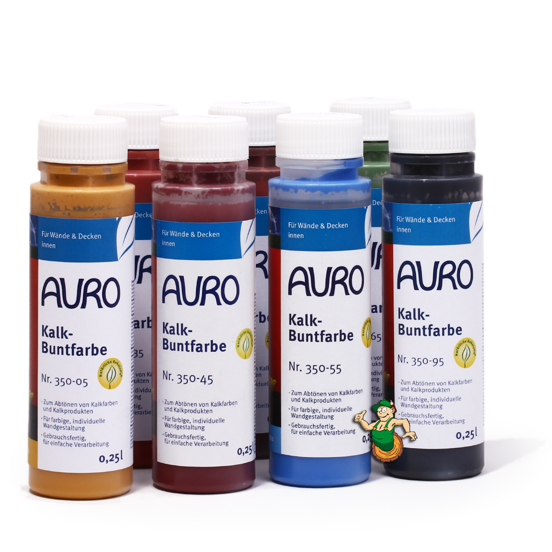 Kalk-Buntfarbe Nr. 350-35 Terracotta  0,25 l