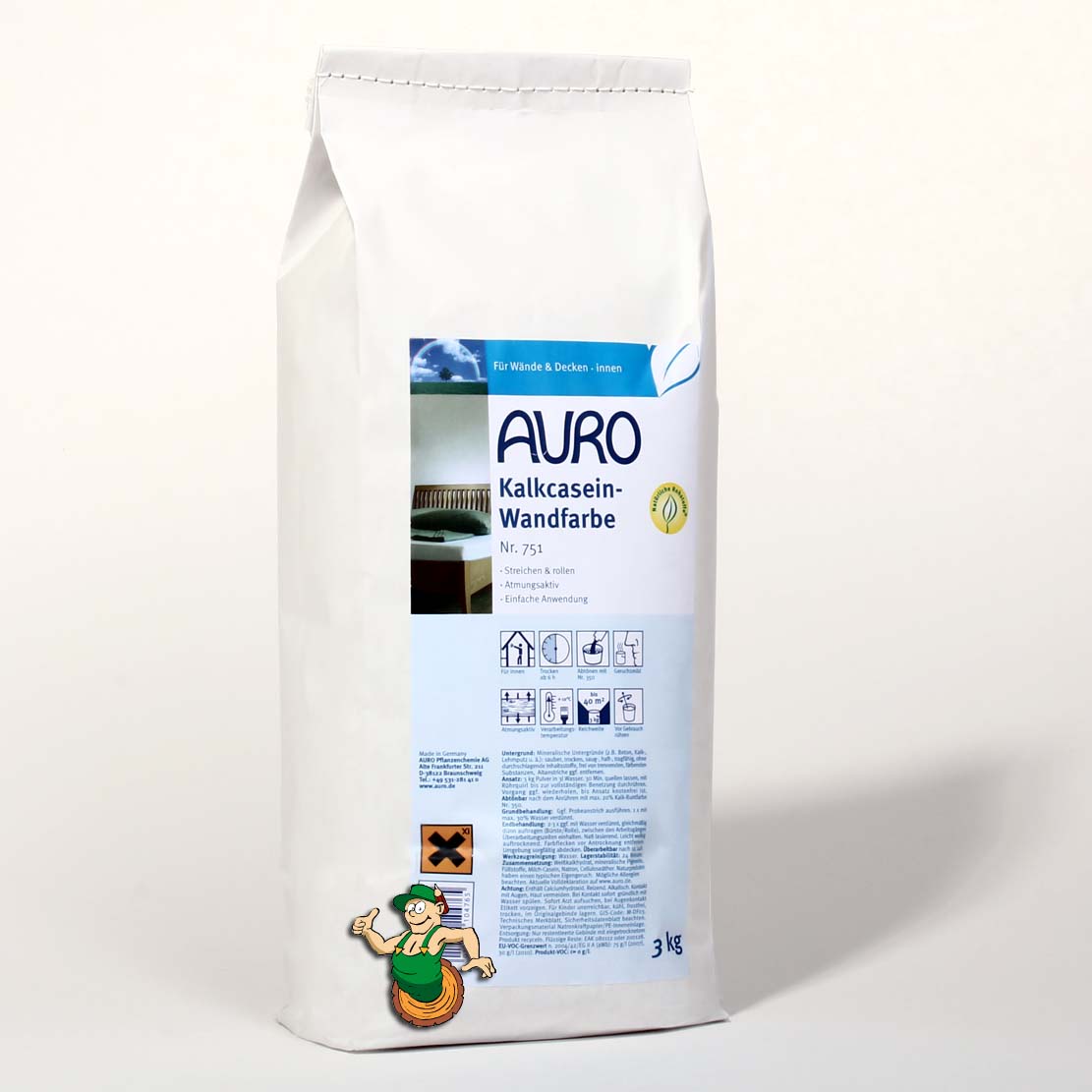 Kalkcasein-Wandfarbe Nr. 751  3 kg