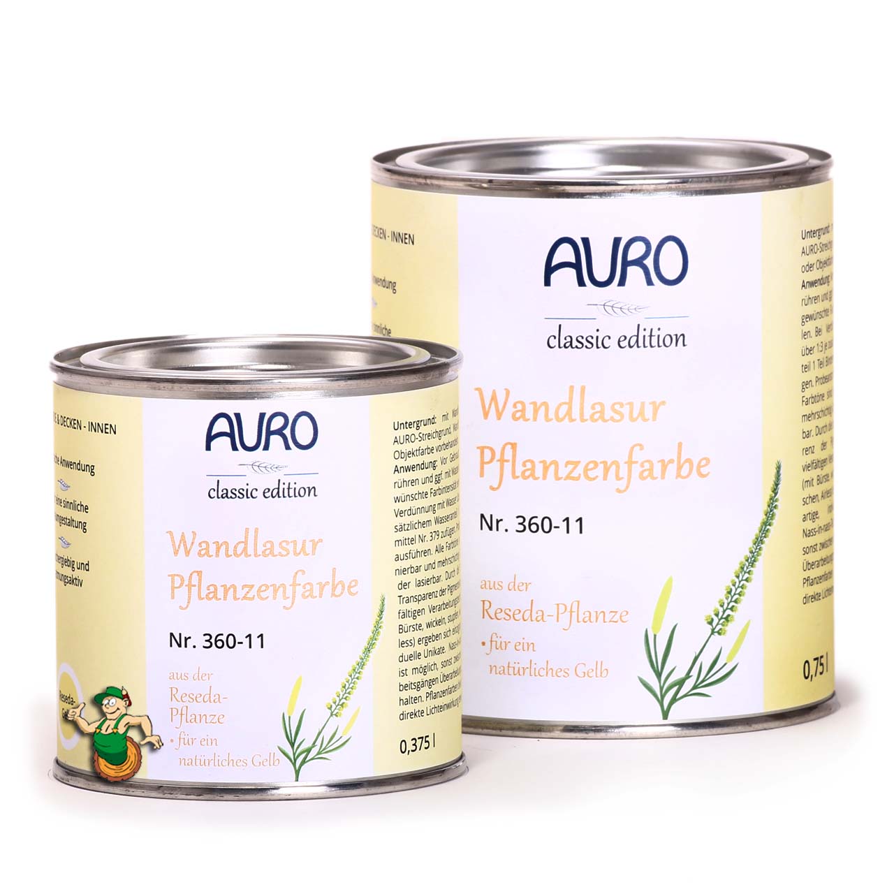 Wandlasur-Pflanzenfarbe Nr. 360 Indigo-Rotviolett 0,375 l