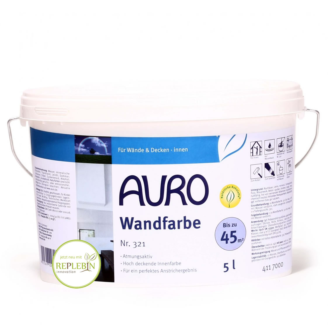 Wandfarbe Nr. 321  1 l