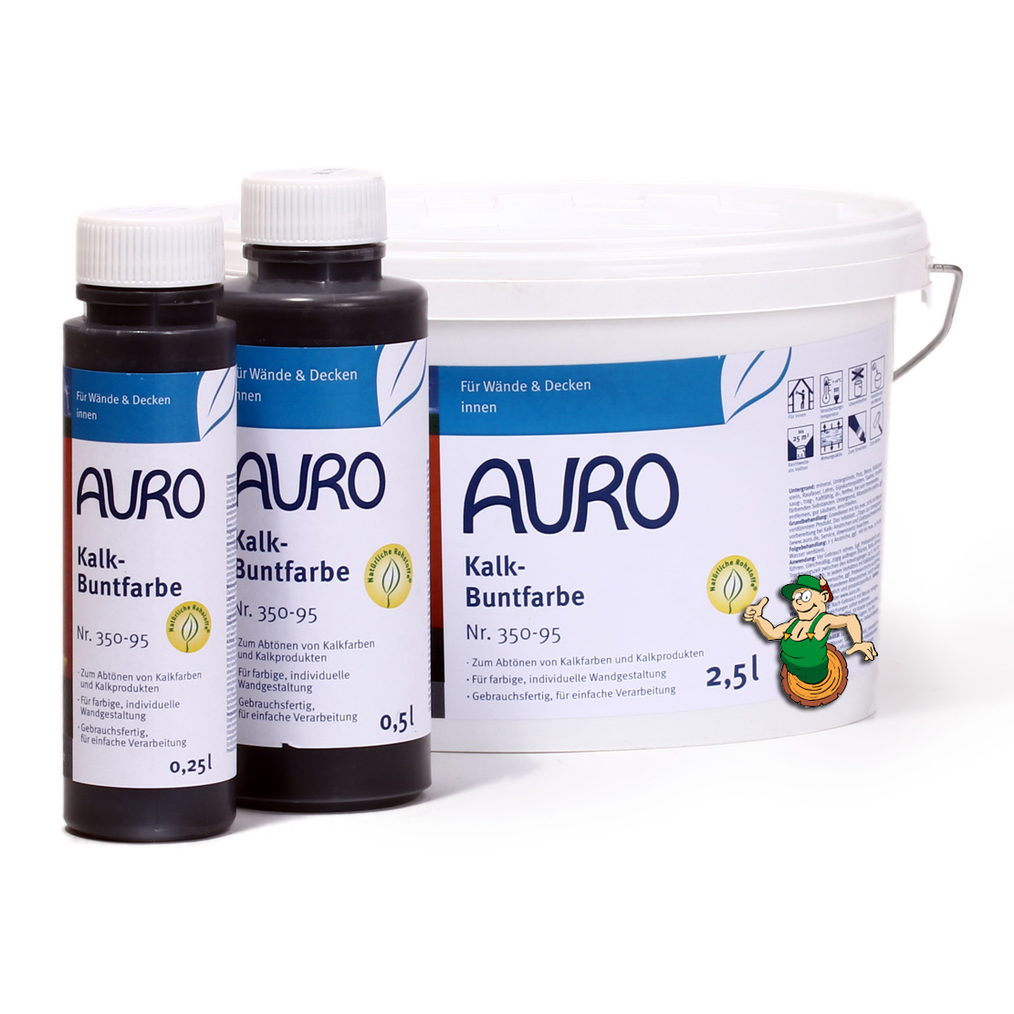 Kalk-Buntfarbe Nr. 350-95 Anthrazit