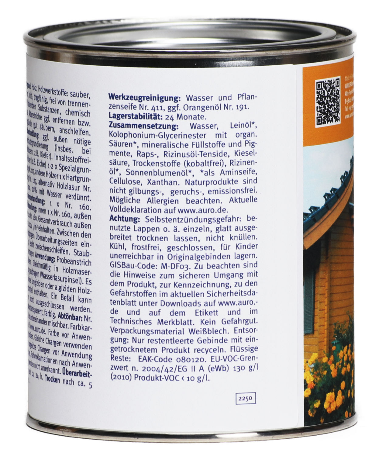 Holzlasur, Aqua, Nr. 160-74 Grau 0,05l