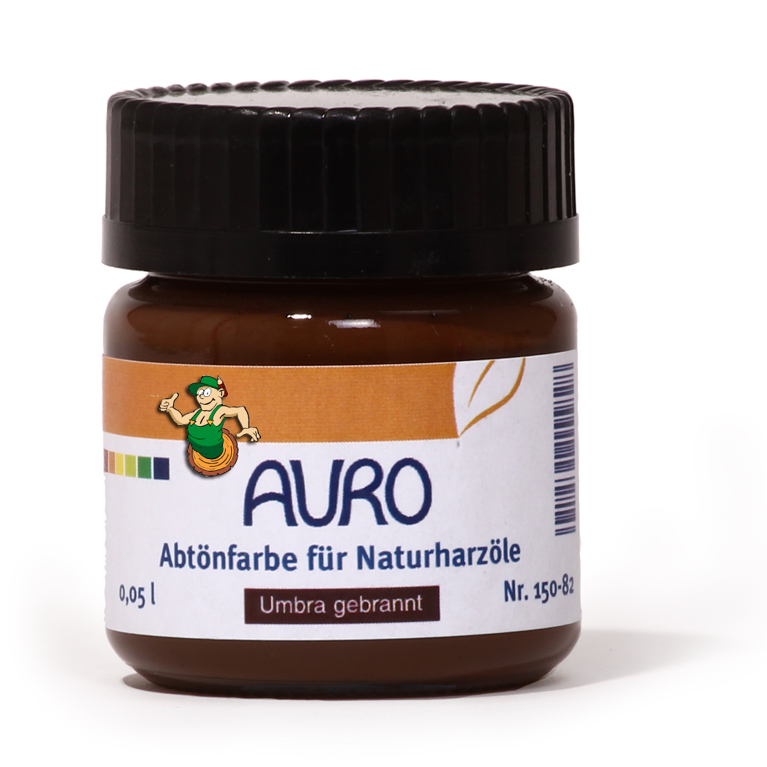 Abtönfarbe für Naturharzöle Nr. 150 - 82 Umbra gebrannt 0,375 l